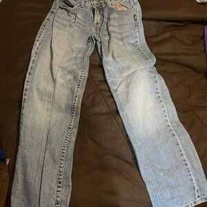 Light Blue boys SILVER Straight-Leg Jeans “garret”